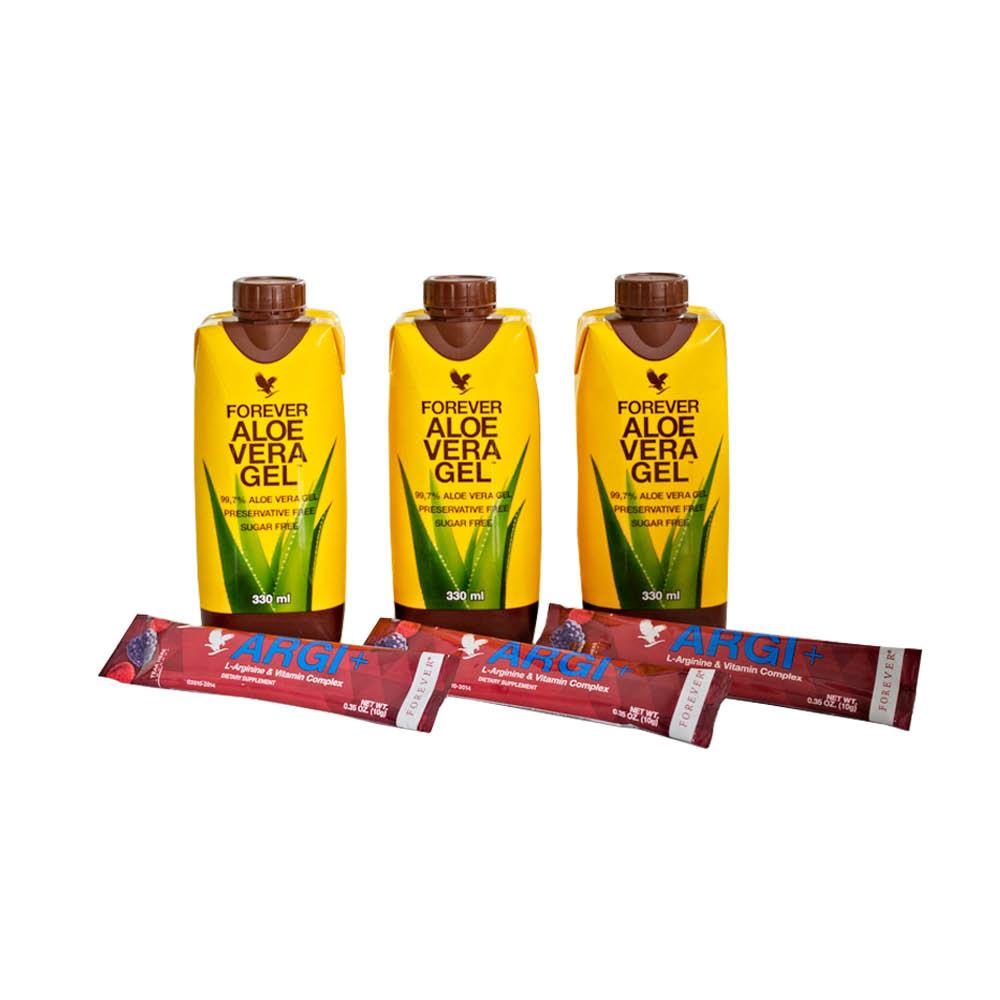 330ml Forever Aloe Vera Gel™ & Argi+® Tripack
